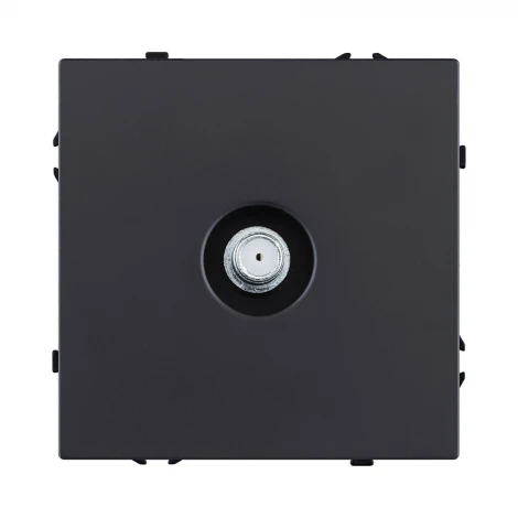 Розетка TV черный матовый Kollinger Eclipse EC-020BK