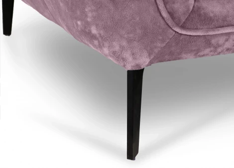 Диван Amsterdam трехместный ОГОГО (арт.786592), (Ткань,Велюр/Фиолетовый)