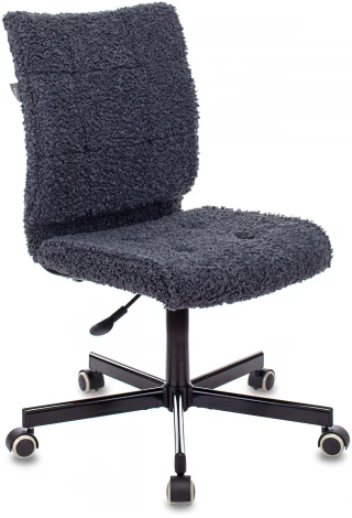 Кресло Бюрократ СН-330М синий экомех крестовина металл черный