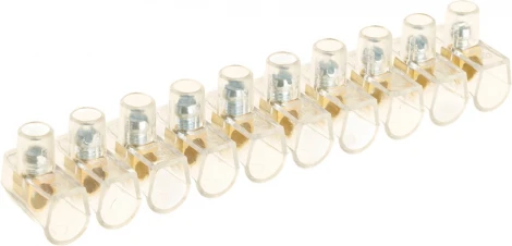 Зажим винтовой концевой изолированный 10 контактов Stekker 49759