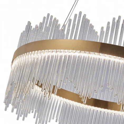 Подвесная люстра Arte Milano Venezia 311033/D1000 BS (регулировка яркости, LED, 220V, хрусталь, пульт управления, на тросе, круглые)