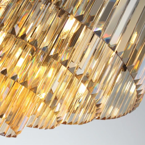 Подвесная люстра Citilux Мартин CL332142 (220V, хрусталь, на цепи, круглые)