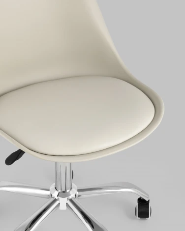 Стул BLOK SN пластиковый бежевый Stool Group арт.УТ000039787