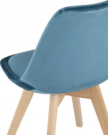 Стул FRANKFURT велюр синий 4 шт. Stool Group (арт.УТ000036622)