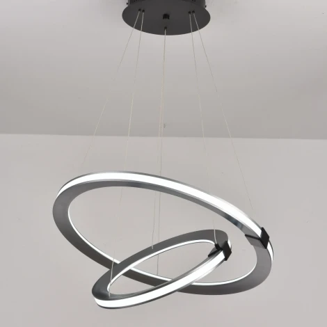 Подвесной светильник iLedex Vision 9225-8+5SD GR+BK (220V, на тросе)