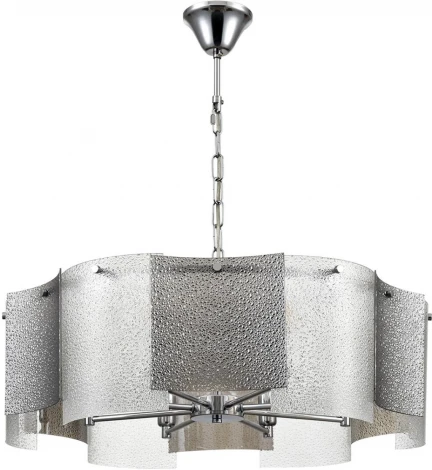 Подвесная люстра Lumion Dandy 6594/8 хром/тонированное стекло, металл/стекло E14 8*40W 220V (на цепи)