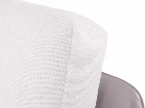 Диван Ispani угловой левый ОГОГО (арт.799389), (Ткань,Экокожа/Серый)