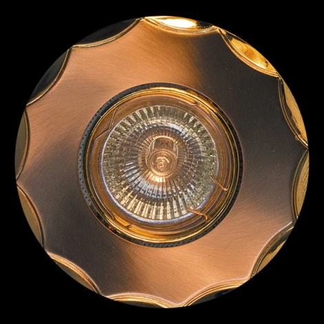 Встраиваемый точечный светильник Sneha 4010/E1 MR16 SN+GD (220V, круглые)