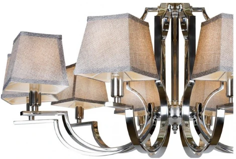 Подвесная люстра iLamp Hilton 6943-10 CR (220V, на цепи)