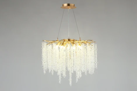 Подвесная люстра Aployt Paulina APL.848.03.10 (220V, хрусталь, на тросе, ветки)