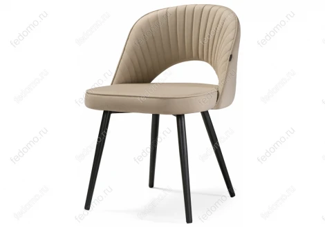 Стул Woodville на металлокаркасе Сандвикен velutto 05 / черный 462399