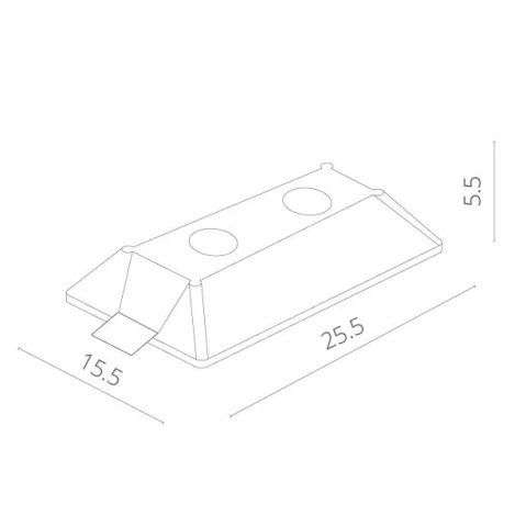 Встраиваемый точечный светильник Arte Lamp Invisible A9215PL-2WH