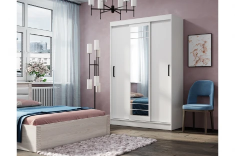 Шкаф БТС-купе Тео ШКК-02, Белый