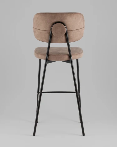 Стул барный Ханна иск.замша коричневый 2 шт. Stool Group УТ000042687