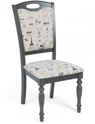 Обеденный стул M-City LT C17443 DARK GREY #G521/ FABRIC FB62 PARIS