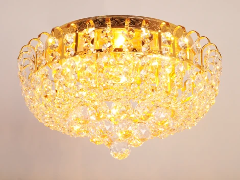 Потолочная люстра 702PL1-GO (220V, круглые)