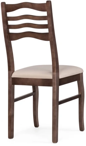 Деревянный стул Woodville Амадиу бежевый / орех 528927