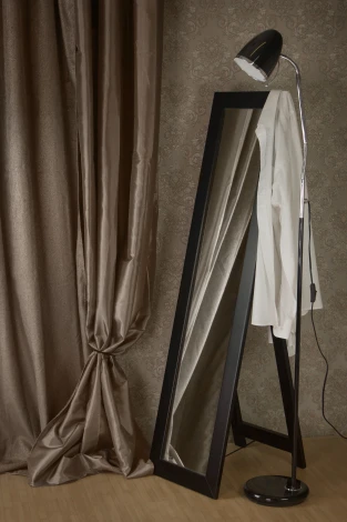 Зеркало напольное BeautyStyle 8 черный 138 см х 35 см Mebelik арт.005657