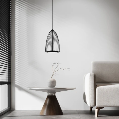 Подвесной светильник Eurosvet Comodita 40009/1 LED черный (220V, на проводе)