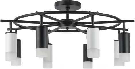 Люстра потолочная на штанге Rullo LR7183743641 (571718+214437-4+214436-4+202431-8) Lightstar (220V, круглые)