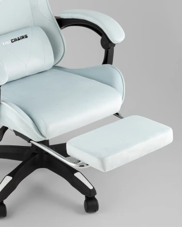 Кресло спортивное TopChairs MG-7019 велюр светло-голубой TopChairs УТ000042695