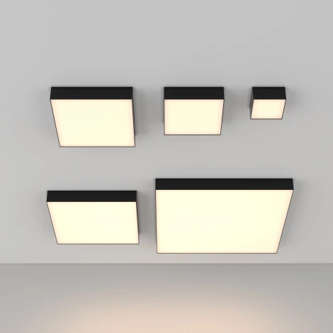 Потолочный светильник Maytoni Zon C032CL-12W3K-SQ-B (LED, 220V)