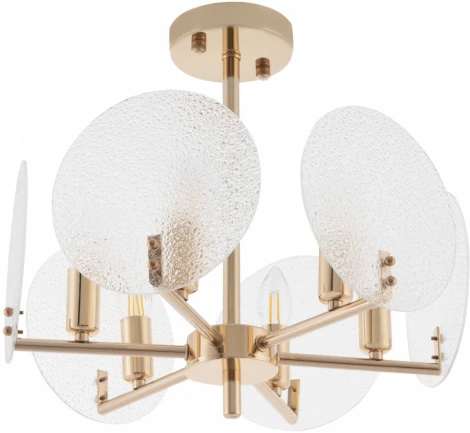 Потолочная люстра на штанге Arte Milano Sorrento-0409 370409/6/390 GD (220V, свеча)