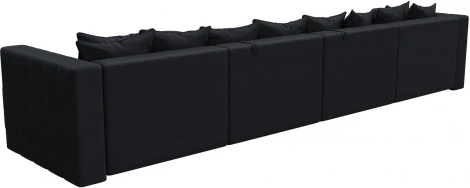 Диван П-образный Лига-052 НПБ Лонг Лига Диванов (Замша) арт.128857