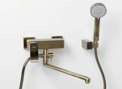 Душевой шланг Wasserkraft A052 светлая бронза