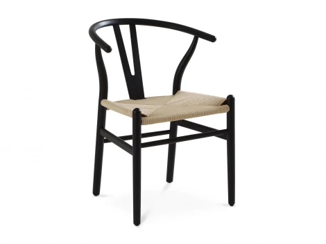 Стул Monk stick ОГОГО Обстановочка! 942590 (Массив,Дерево/Черный,Бежевый)