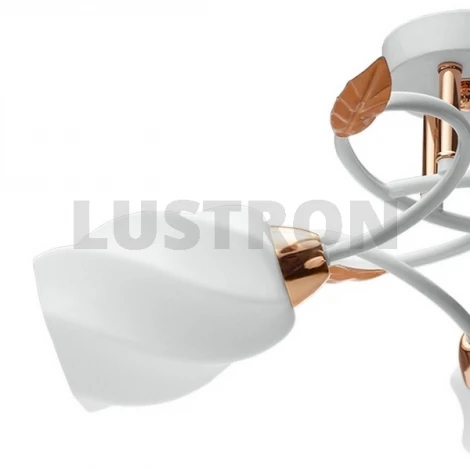 Потолочная люстра IDLamp Angelica 384/3PF-Whitegold