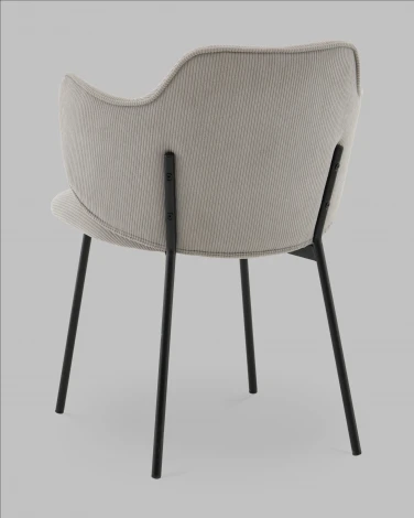 Стул Джиннет NEW велюр светло-серый Stool Group УТ000042103