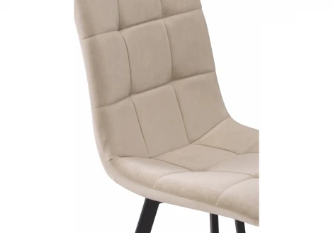 Обеденный стул на металлокаркасе Woodville Bruk beige 11929