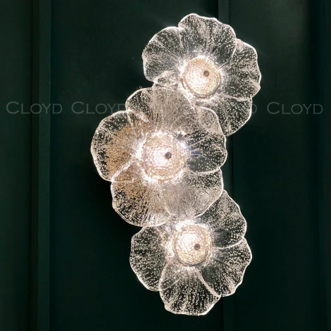 Настенный светильник светодиодный с цветами Cloyd Shambala 20395 (220V, цветы)
