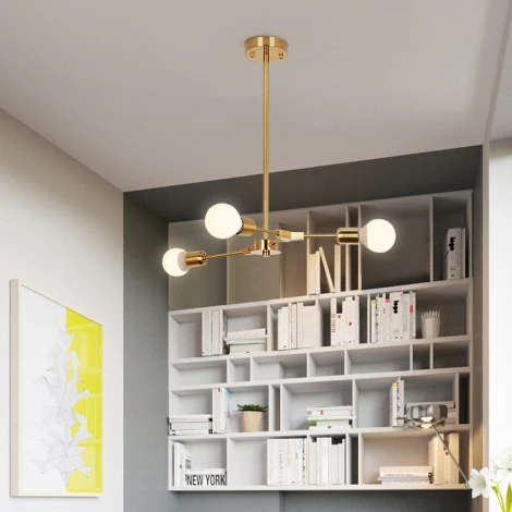 Потолочная люстра на штанге E27 Lu Carte Pyramide LC-11-0050