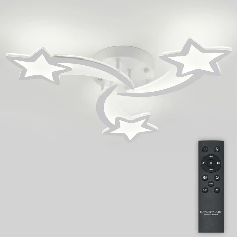 Потолочная люстра светодиодная с пультом звезды Natali Kovaltseva Star Ii LED LAMPS 85010