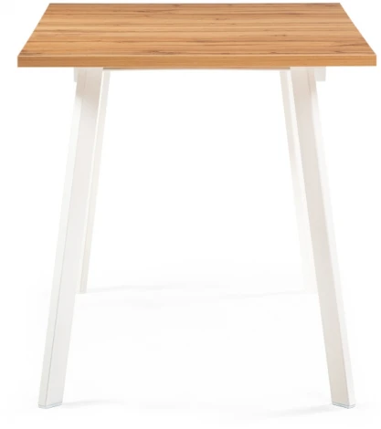 Стол раскладной Notta Колон Лофт 120 25 мм дуб вотан / белый матовый 489643