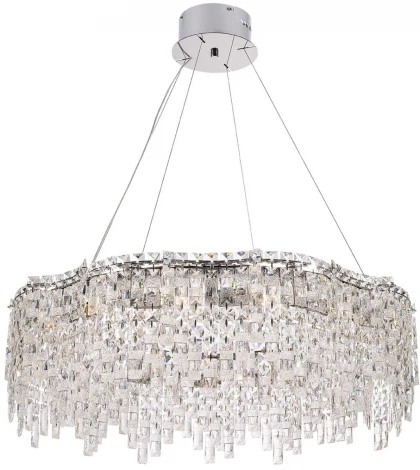 Подвесная люстра Odeon Light Rolta 5074/12 хром/прозрачный/металл/хрусталь E14 12*40W