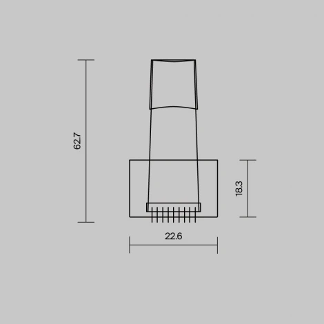 Комплект креплений для профиля 50×35 4 шт. Maytoni 642036
