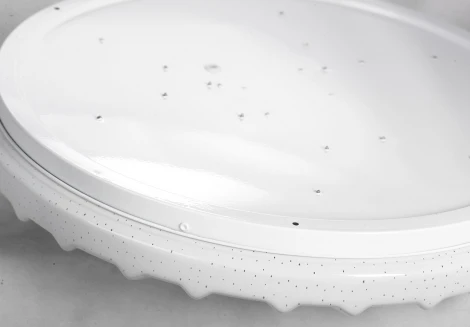 Потолочный светильник круглый IP21 светодиодный с диммером и пультом регулировкой цветовой температуры, ночным режимом таймером Lussole LGO МУНlight LSP-8318 (220V, круглые)