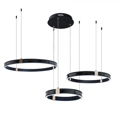 Подвесной светильник Arte Lamp Shine A2222SP-3BK (регулировка яркости, LED, 220V, пульт управления, на тросе)