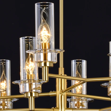 Потолочная люстра на штанге ILLUMICO IL5216-12PLS-24 HIGHBALL