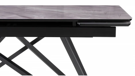 Кухонный стол Notta Вилсон (Металл,Стекло/Черный) арт.612174