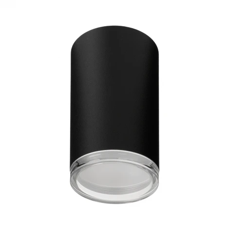 Точечный светильник накладной Wolta WSL-GU10/14B под лампу GU10 Черный AQUA