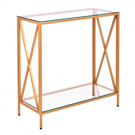 Консольный стол AllConsoles 1033-CG clear золотой