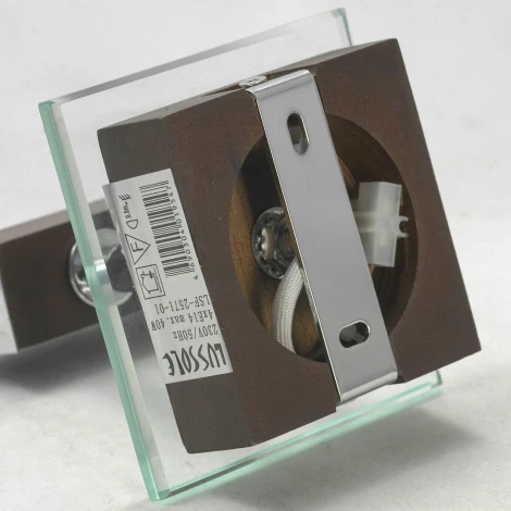 Бра Lussole Loft Montone GRLSF-2571-01 (220V, выключатель, куб, IP21)