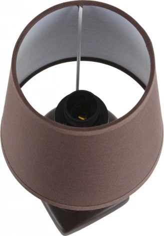 Настольная лампа Lumion Bianka 8162/1T черный, керамика/текстиль E14 1*40W 220V (выключатель)