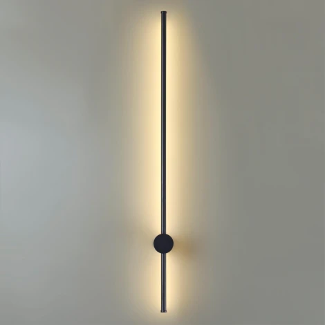 Настенный светильник Lumion Bram 5677/12WL LEDIO черный LED 12W 820Лм 3000К 220V (круглые)