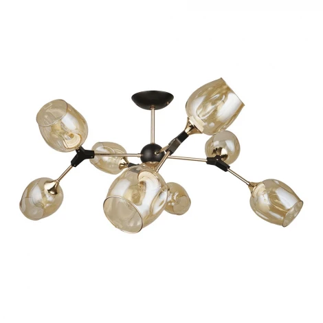 Потолочная люстра на штанге Arte Lamp Seppia A4211PL-8BK (220V)