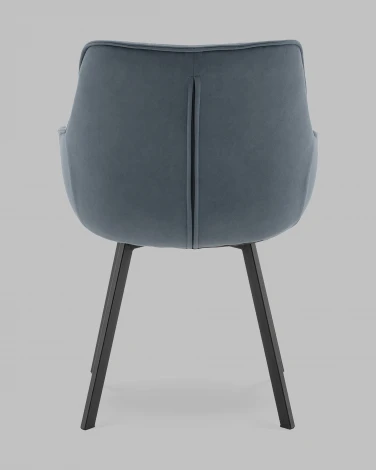 Стул Амальри велюр серо-синий Stool Group арт.УТ000041361